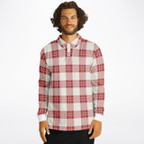 Desert Plaid Long Sleeve Polo