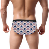 Rainbow Pattern Men's Mid Rise Briefs