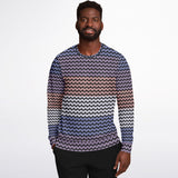 Color Palette Knit Effect Sweatshirt