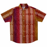 Gradient Velvet Arrow Button Down Shirt