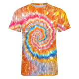 Orange Marmalade Color Palette Tie Tye Cotton T-shirt