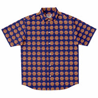 Crystal Circle Texture Button Down