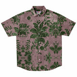 Embossed Sage Velvet Button Down Shirt