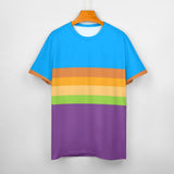 Color Palette Stripes Cotton T-shirt 43