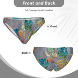 Men's Bikini Underwear Gray  Velvet