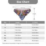 Men's Bikini Underwear Embossed Flower Pattern 6