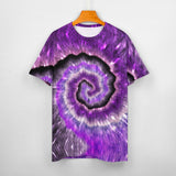 Purple Magic Tie Dye Cotton T-shirt