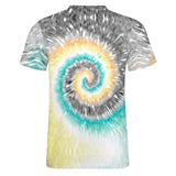 Multi-color Palette Tie Dye Cotton T-shirt 27