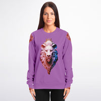 Mauve 3D Lion Sweatshirt