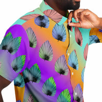 Color Palette Leaf Button Down Shirt