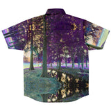 Purple Haswell Forest Button Down Shirt - AOP