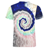 Multi-color Palette Tie Dye Cotton T-shirt 10