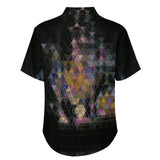 Dark Arts Faux Linen Button Down Shirt with chest pocket
