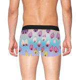 Leaf Pattern Boxer Briefs with Fly