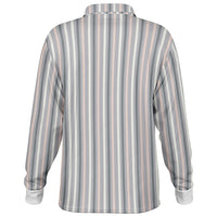 Multicolor Striped Sleeve Polo