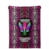 Neon Pink Faerie Microfleece Blanket