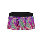 Paisley Pattern Boxer Briefs with Fly