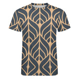 Leaf Pattern Cotton T-Shirt 4