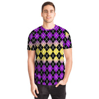 Pride Color Argyle T-shirt