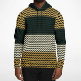 Color Pallette Knit Effect Hoodie