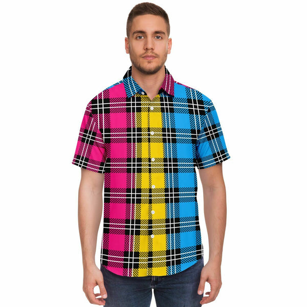 Pride Plaid Button Down Shirt