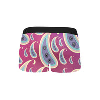 Paisley Pattern Boxer Briefs with Fly