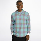 Morning Breeze Plaid Long Sleeve Polo