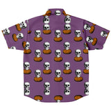 Pumpkin Skull Button Down