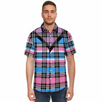 Pride Plaid Button Down Shirt