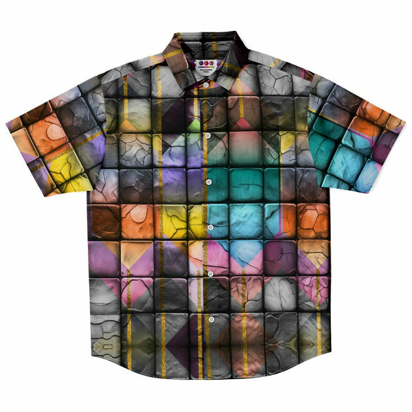 Mosaic Stone Button Down Shirt