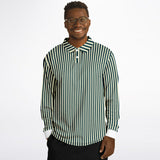 Striped Long Sleeve Polo