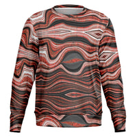 Ruby Liquid Marble Sweatshirt