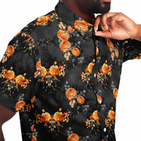 Gothic Floral Button Down