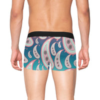 Paisley Pattern Boxer Briefs with Fly