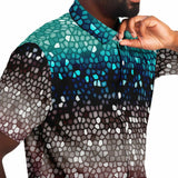 Mosaic Color Palette Button Down Shirt