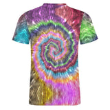 Multi-color Palette Tie Dye Cotton T-shirt 13