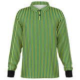 Striped Long Sleeve Polo