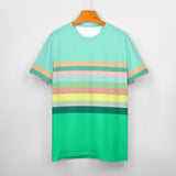 Color Palette Stripes Cotton T-shirt 7