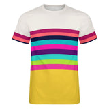 Color Palette Stripes Cotton T-shirt 11