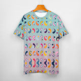 Paisley Pattern Cotton T-Shirt
