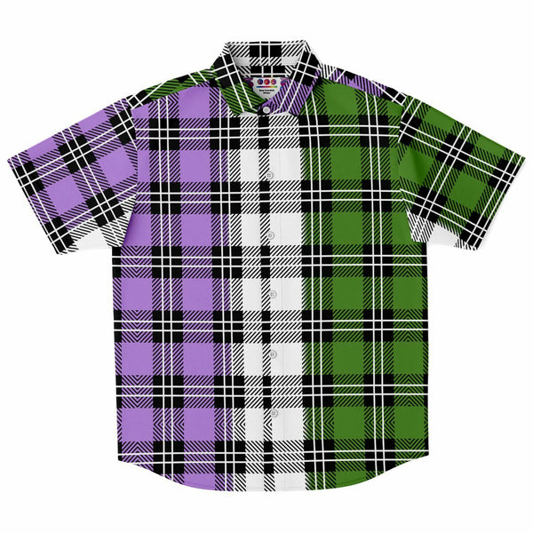 Pride Plaid Button Down Shirt