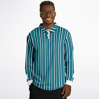 Multi Color Striped Long Sleeve Polo