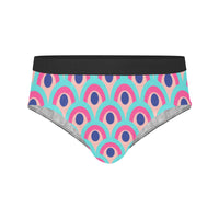 Rainbow Pattern Men's Mid Rise Briefs