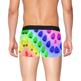 Leaf Pattern Boxer Briefs with Fly