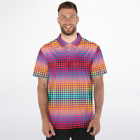 Gradient Polka Dot Polo