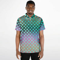 Geometric Star Polo Shirt