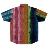 Gradient Velvet Arrow Button Down Shirt 3