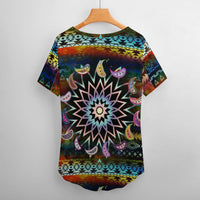 Hippie Faerie V-Neck T-Shirt 4