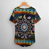 Hippie Faerie V-Neck T-Shirt 4