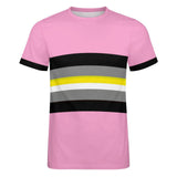 Color Palette Stripes Cotton T-shirt 28